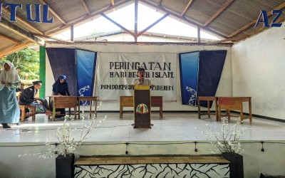 Peringatan Hari Besar Islam (PHBI) Maulid Nabi Muhamad SAW di pondok pesatren modern Baitul Azhar Cicadas