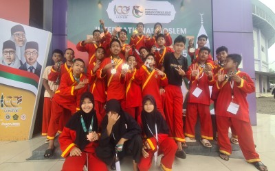 Raih 2 Emas 6 perak dan 9 perunggu dalam turnamen Moslem International pencak silat champhionship 2025